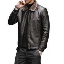 Зимняя кожаная куртка, мужские пальто, 4XL, брендовая Высококачественная верхняя одежда из искусственной кожи, мужская куртка из искусственного меха, мужские флисовые вельветовые толстые теплые кожаные куртки