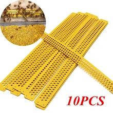 Collecteur de Pollen en plastique pièges outil d'apiculture jaune paquet de 10 39.5cm ruche