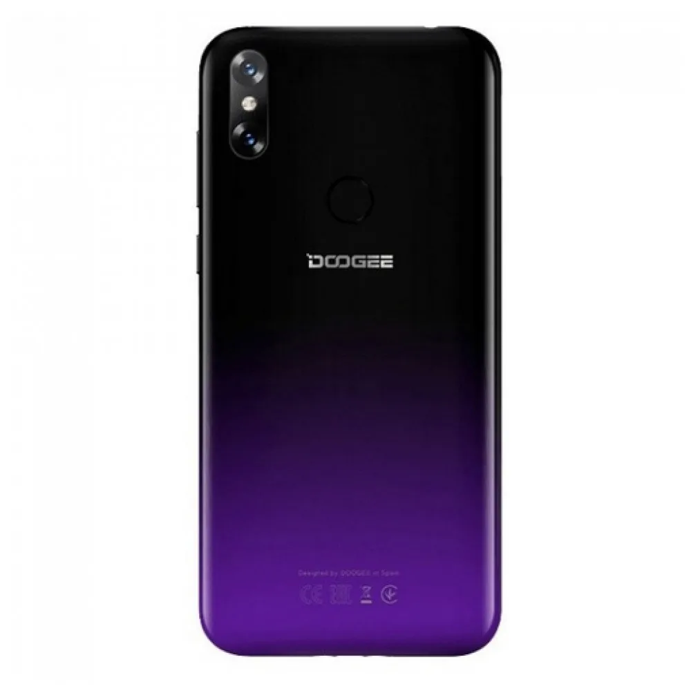 Purple Смартфон Doogee X90L 3+16GB, 6.1'' 19:9 600x1280, 1.5GHz, 4 Core, up to 128GB flash, 5Mpix+8Mpix/5Mpix - Цвет: Purple