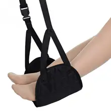 Comfy Hanger Travel Airplane Footrest Hammock Office Portable Carry-on Foam Flight Airplane Travel Footrest Leg Hammock