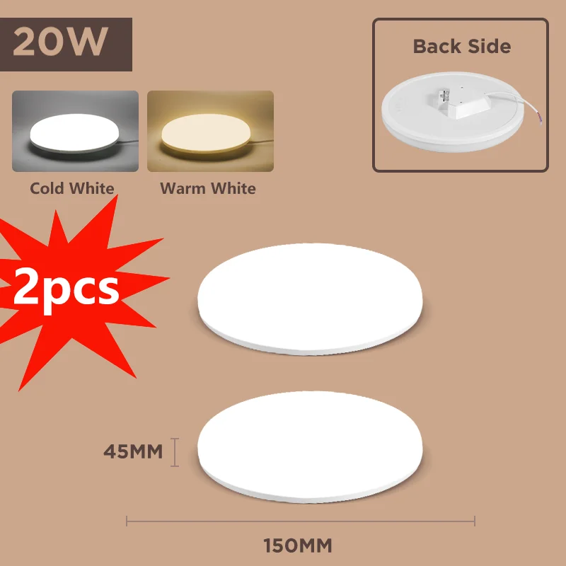 2PCS 20W