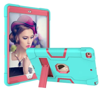 

Conelz For iPad 10.2 2019 Hybrid Armor Shockproof Rugged Drop Protection Cover with Kickstand For iPad 10.2 2019