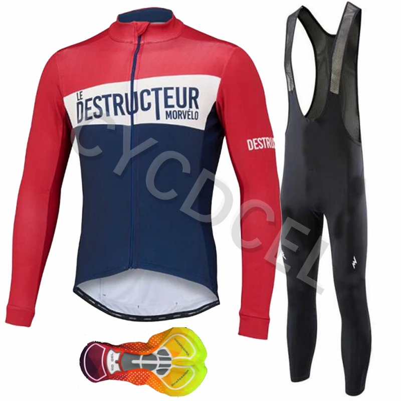 Новинка, Morvelo pro team, велосипедная майка, 16D гелевая подкладка, комбинезон, набор, мужская одежда с длинным рукавом для триатлона, велосипедная одежда, Майо, Ropa Ciclismo