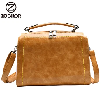 

Luxury Vintage Handbags for Women Leather Shoulder Bag Female Famous Brand Simple Casual Tote Bag Sac Femme Handbag