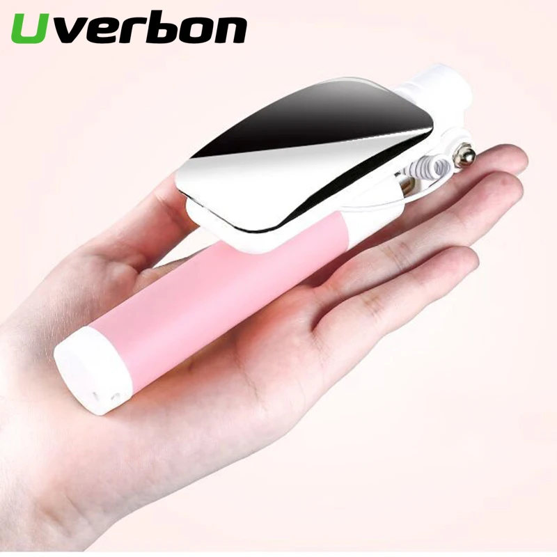 Uverbon MiniPai Выдвижная Проводная селфи-палка Autodyne Artifact для iPhone OPPO Huawei samsung держатель для селфи