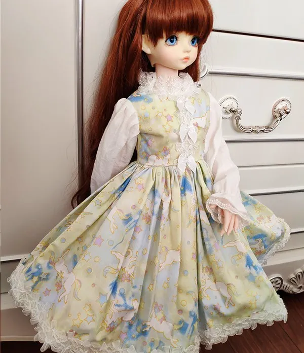 1/6 1/4 1/3 BJD аксессуары для одежды кукла Лолита платье для BJD/SD yosd MSD SD13, не включает в себя куклы, обувь, парик и другие E2498