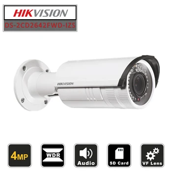 

Hikvision 4MP Surveillance CCTV Bullet Camera DS-2CD2642FWD-IZS WDR Audio Vari-Focus Lens 2.8~12mm Network POE IP Camera