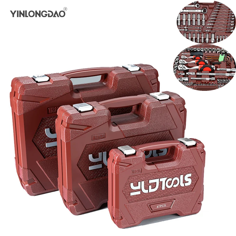

Car Repair Tool Ratchet Torque Wrench Spanner Screwdriver Socket Set Combo Tools Kit Bicycle Auto Repairing Tool Mechanic Tool