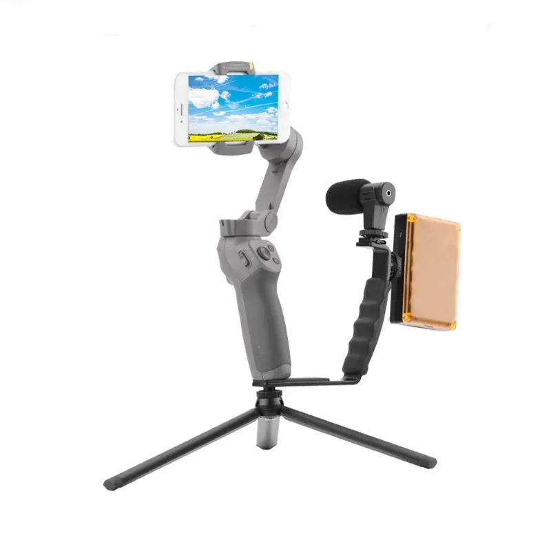 1 компл. L-образный Кронштейн ручной держатель складной штатив для DJI Osmo Mobile 2 3 Kit LX9A