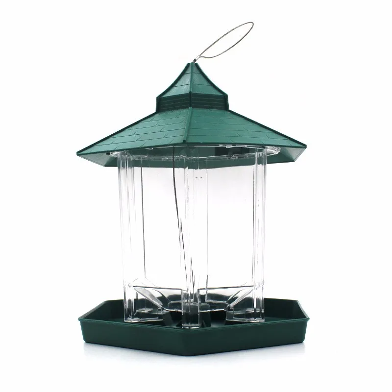 

European style wild bird feeder Outdoor bird feeders food container Hanging Gazebo Bird Feeder Perfect for Garden Decoration