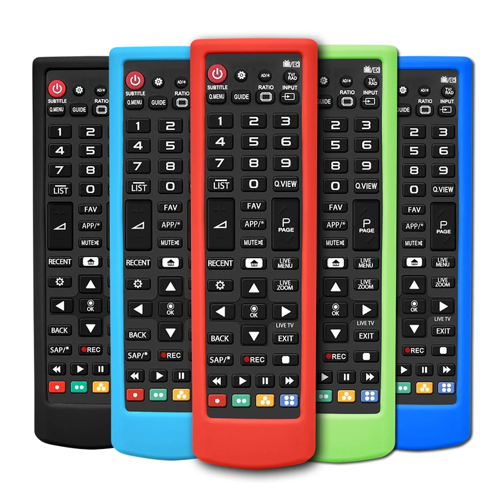 Funda protectora de silicona para mando a distancia de TV LG, AKB75095307, AKB75375604, AKB75675304, AKB74915305