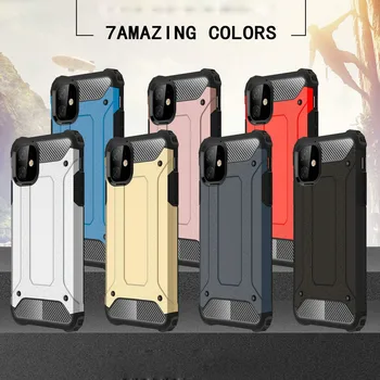 

20pcs/lot For iPhone 11 Pro Max XR XS Max Rugger Armor Case Hard Case For iPhone 5S SE 8 7 6S Plus