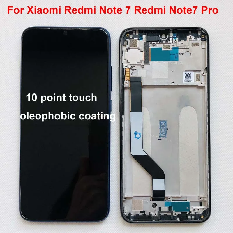 Оригинальный ЖК дисплей для Xiaomi Redmi Note 7 сенсорный дигитайзер в сборе Pro экран с