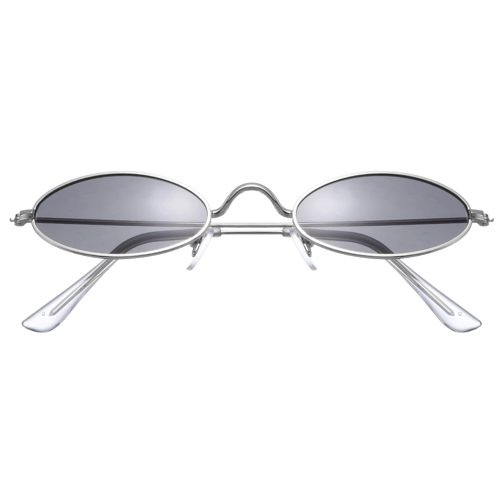 1PC Vintage Small Frame Shades Retro Oval Black Sunglasses Unisex Brand Designer Pink Sun Glasses Female Oculos De Sol_voghion.com