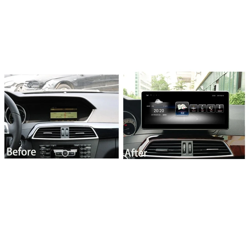Автомобильный gps радио для Mercedes Benz MB C Class W204 C180 C300 C250 2007 2008 2009 2010 2011 2012 2013 CarPlay давления воздуха в шинах навигации