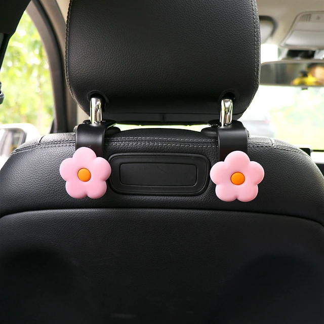 1Pcs Car Seat Back Double Hook Headrest Hanger Car Bag Pouch Clothes  Hanging Hooks Duarable Fastener Clip Interior Accessories - AliExpress