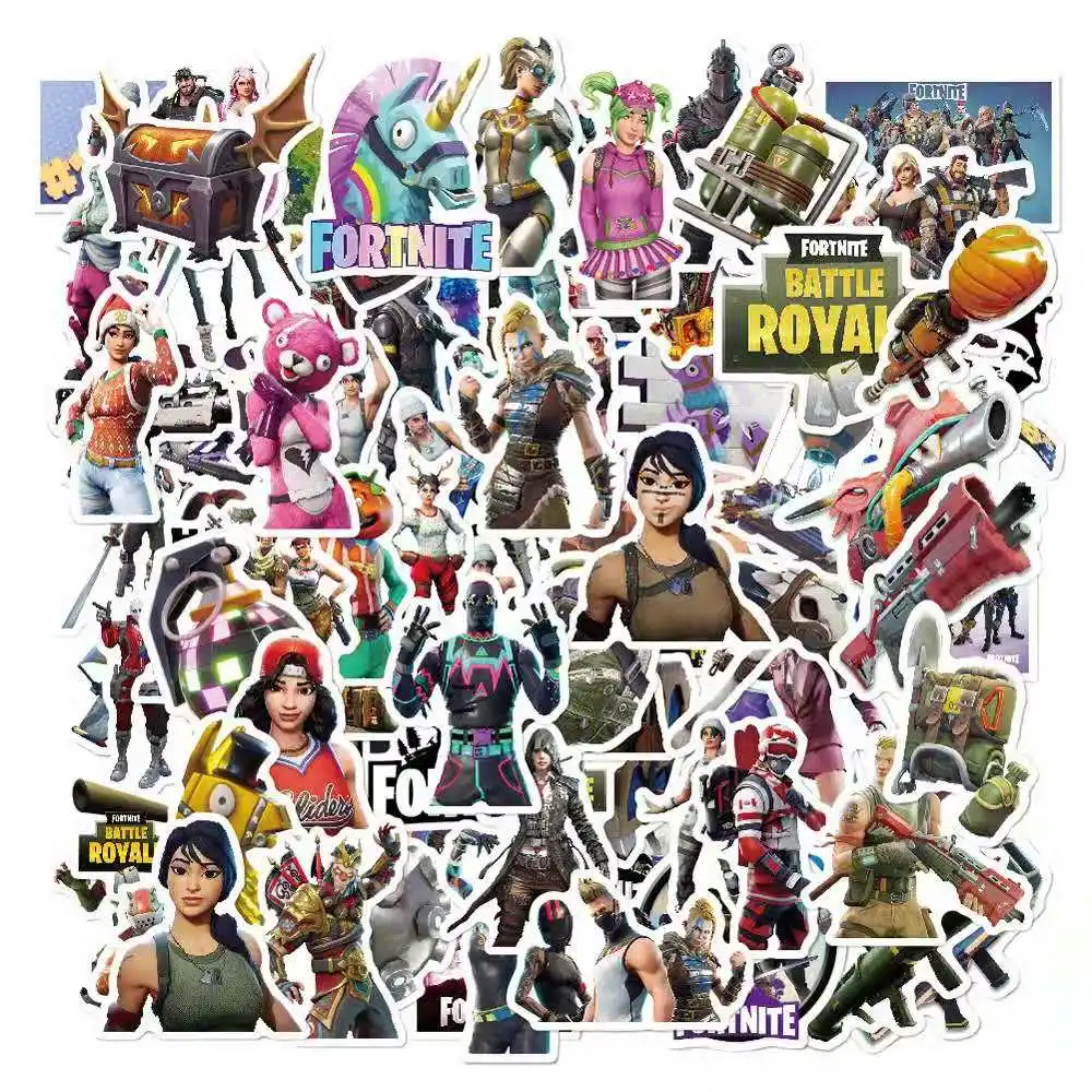 

104pcs don't repeat luggage computer refrigerator stickers waterproof