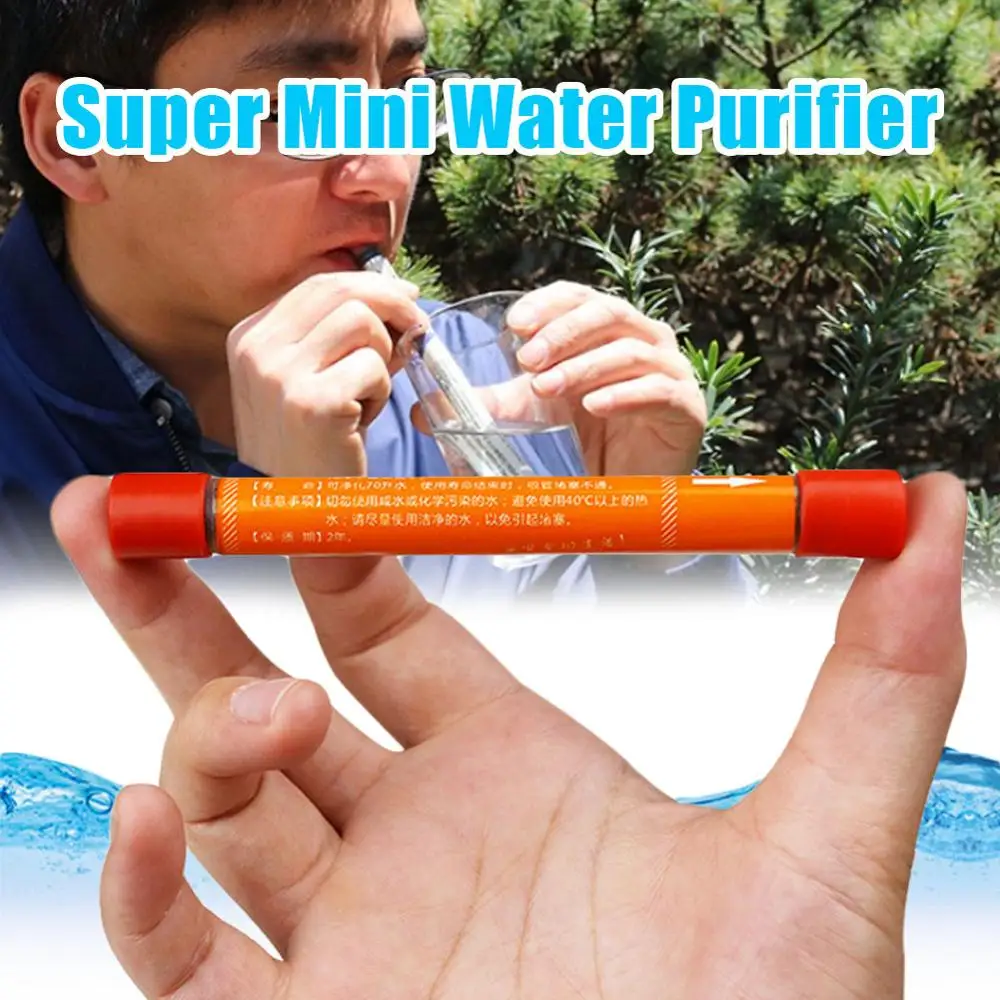 

Portable Water Filter Straw Purifier Cleaner Emergency Safety Survival Drinking Tool Kit