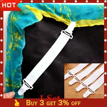 Clipe de folha 2019top 4 pçs cama folha prendedores colchão forte clipe elástico titular g90703(China)