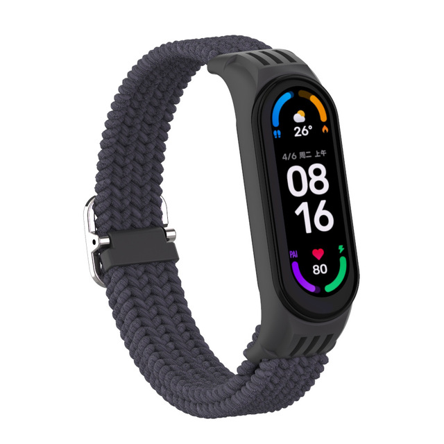 Strap For Mi Band 7/6/5/4/3 Wristband Replacement Weave Colorful Bracelet For Xiaomi Mi Band 7 5 6 Amazfit Band 5 Band 6