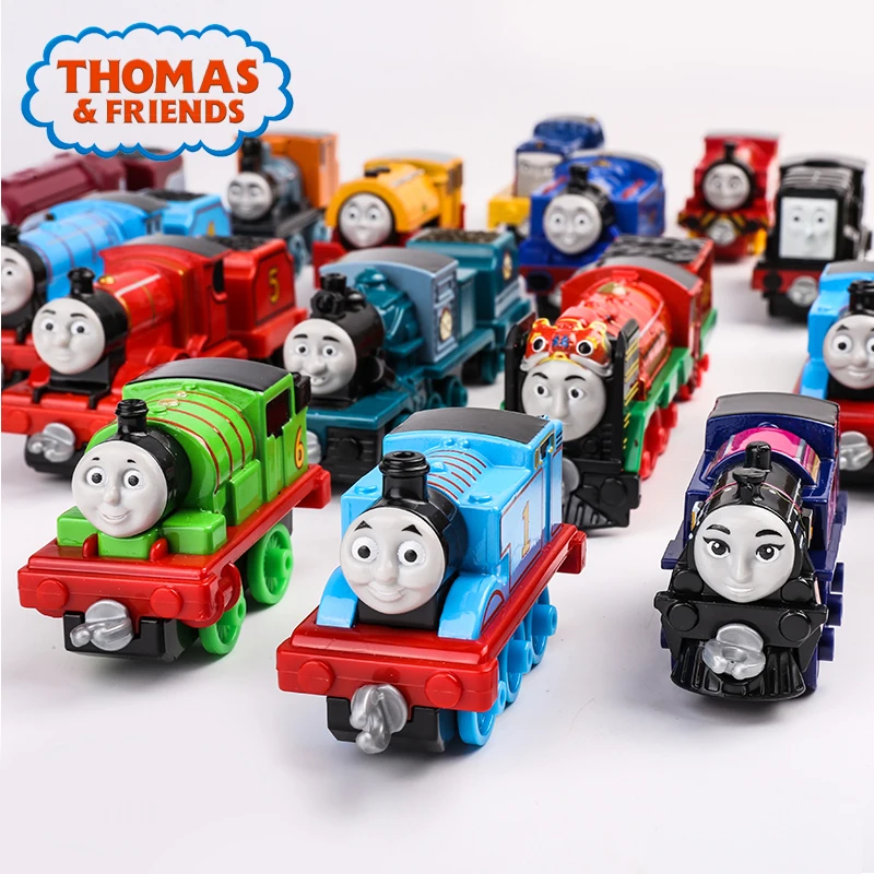 Jouets de Train originaux Thomas & Friends à collectionner chemin de fer moulé sous pression hélicoptère Harold Henry Mini Train Matel jouets pour enfants BHR64 cadeau