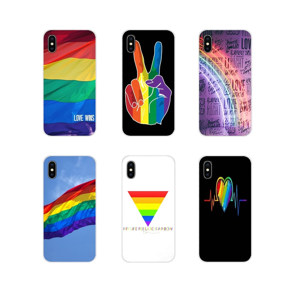 LGBT love is Love LGBTQ сердце для Xiaomi Redmi 4A S2 Note 3 3S 4 4X5 Plus 6 7 6A Pro Pocophone F1 прозрачные мягкие