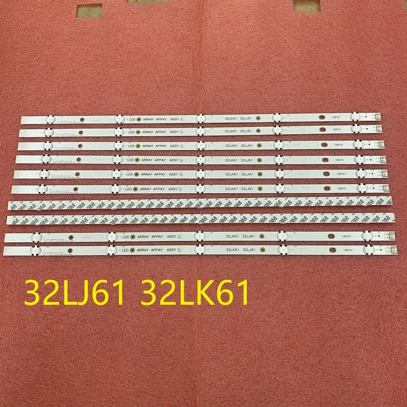 新10ピース ロットledバックライトストリップlg 32lj610v 32lj610u Ledアレイassy 32lj61 Ssc 32lj61 Boe Fhd 5led Hc3dun Absl1 A14x Led Strips Aliexpress