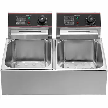 

12L Electric Fryer Stainless Steel Professional Electric Supermarket