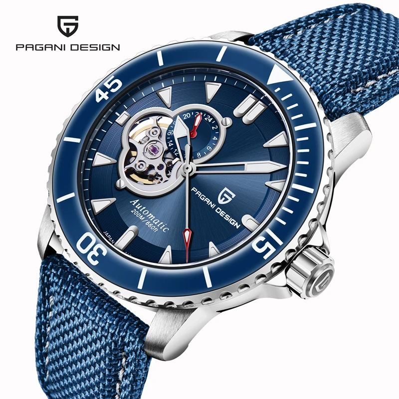 PAGANI DESIGN Men's Wrist Watches 2021 Top Brand Luxury Automatic Watch For Men NH39 Mechanical Waterproof Sport Luminous Bezel