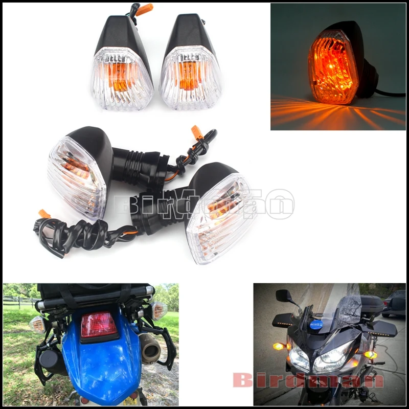 Для Kawasaki KLR650 ZX-6RR ZX-6R KLE 500/650 E-Mark 4 шт Поворотный индикатор сигнала поворота для