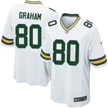 Быстрая Green Bay Высокое качество Мужские упаковщики Jimmy Graham Белый Джерси