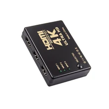 IXUR – commutateur séparateur de commutateur Compatible HDMI 3 ports 4K * 2K, sélecteur de boîte 3x1, vidéo Ultra HD 1080P pour DVD HDTV Xbox PS4