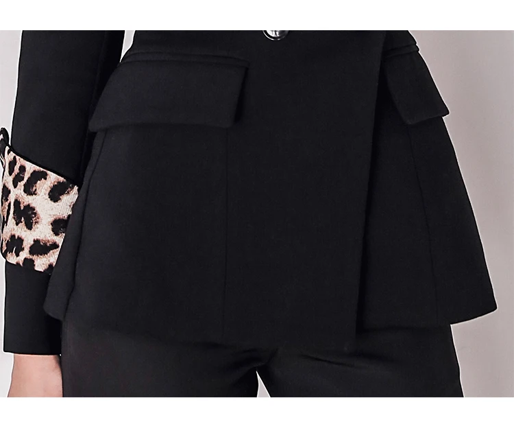 Офисная работа брючный костюм женский костюм бизнес женская форма Женский комплект из 2 предметов Блейзер брюки куртка осень зима