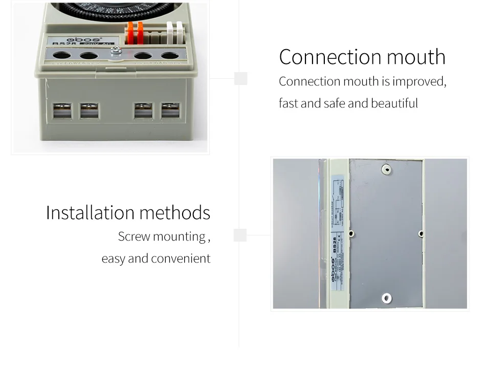 OBOS бренд 110V~ 240V механический тип 24 часа таймер с 48 раз ВКЛ/ВЫКЛ в день мин интервал времени 30 мин