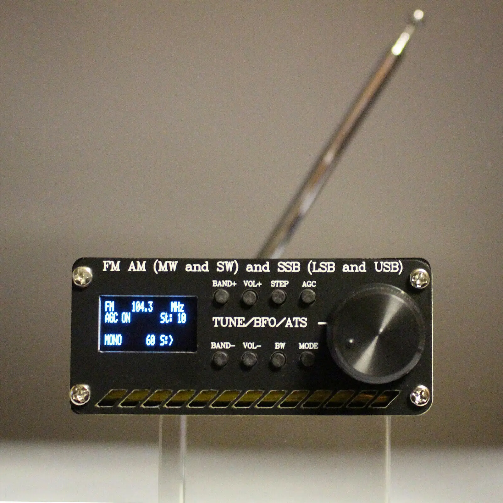 Универсальный радиоприемник для ветчины SI4732 FM AM (MW и SW) SSB (LSB USB) с литиевой