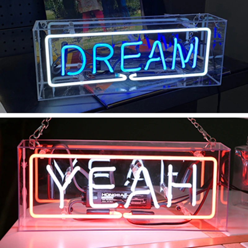 New Where Love Lives Bar Sweet Lamp Artwork Handmade Acrylic Neon Sign 17/"