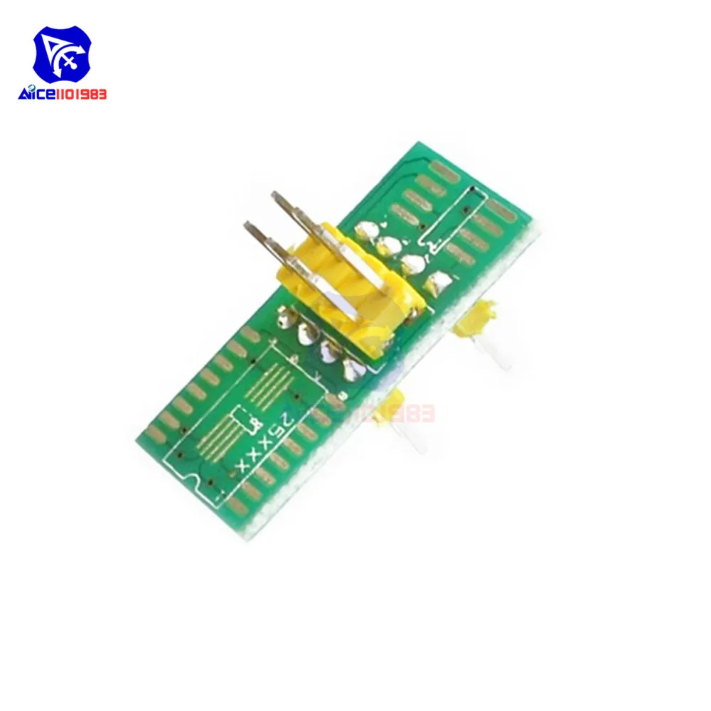 Тестовые микросхемы diymore SOIC8 SOP8 переходник для гнезда ИС BIOS/24/25/93 встроенного