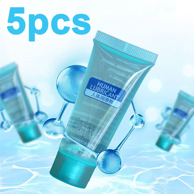 5pcs Water Based Lube for Session Sex Lubricant Lubricants Lubricante Exciter for Women Anal Lubrication Gel