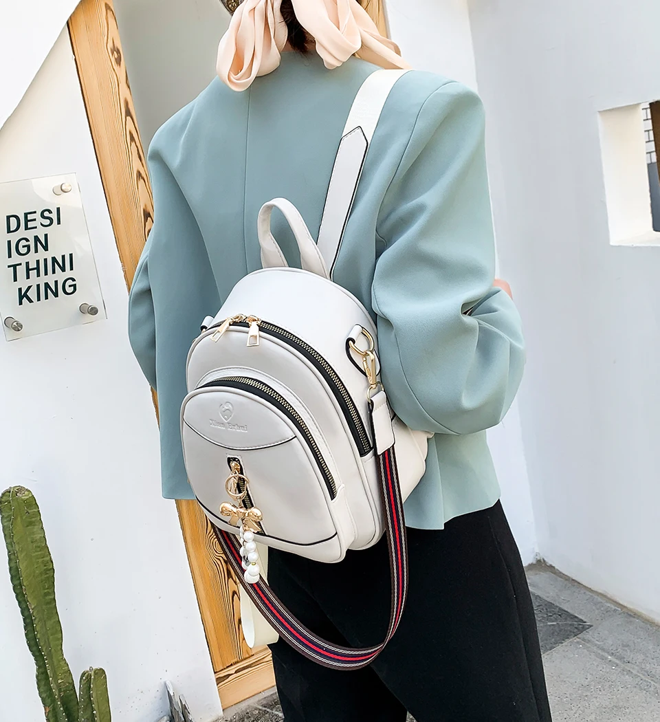 Tote Bags For Women 2022 New Soft PU Leather  Korean Version Kawaii  Fashion Backpack Multi-purpose Small Crossbody Shoulder Bag Stylish Backpacks expensive 