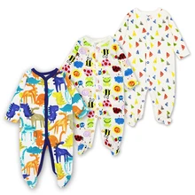 Одежда для маленьких мальчиков; комбинезон для новорожденных; пижама с длинными рукавами; Одежда для младенцев 3-12 месяцев