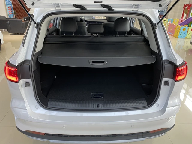 POVEZON Voiture Étagère Arrière Rétractable De Coffre pour Hyundai Santa Fe  2013-2016, Bagages Housse Colis Rideau de Rangement Partition Bouclier