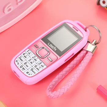 バー素敵な漫画ポケット小さな携帯電話の生徒子供なしカメラ bluetooth トーチミニかわいい携帯電話無料ケース