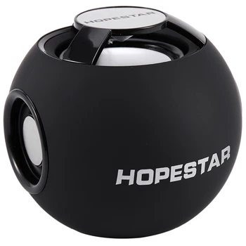 

Hopestar H46 Rounded Design Bluetooth Speaker Three Shock Film Wireless Outdoor Mini Subwoofer Handsfree Stereo Loudspeakers(Bla