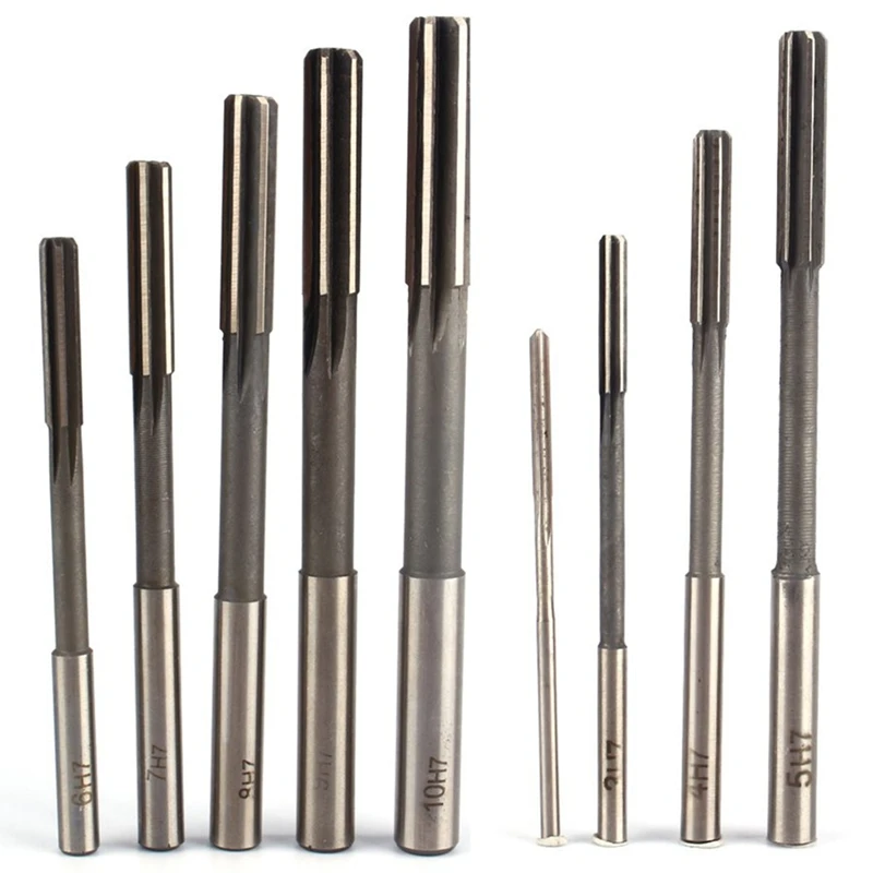 

HSS Machine Reamer H7 2/3/4/5/6/7/8/9/10 Rotating Tool Craftsman Core Drill Bit 9pcs/lot