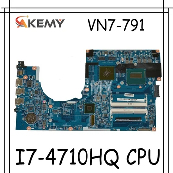 

Akemy For Acer aspire VN7-791 Laptop Motherboard 448.02G08.001M NBMQR11004 MAIN BOARD I7-4710HQ CPU GTX860M Video card