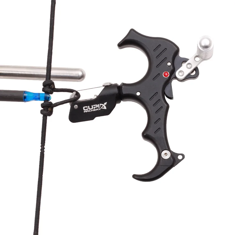 Hook Type Release Auxiliary Grip 4 Finger Stainless Steel Bow Release