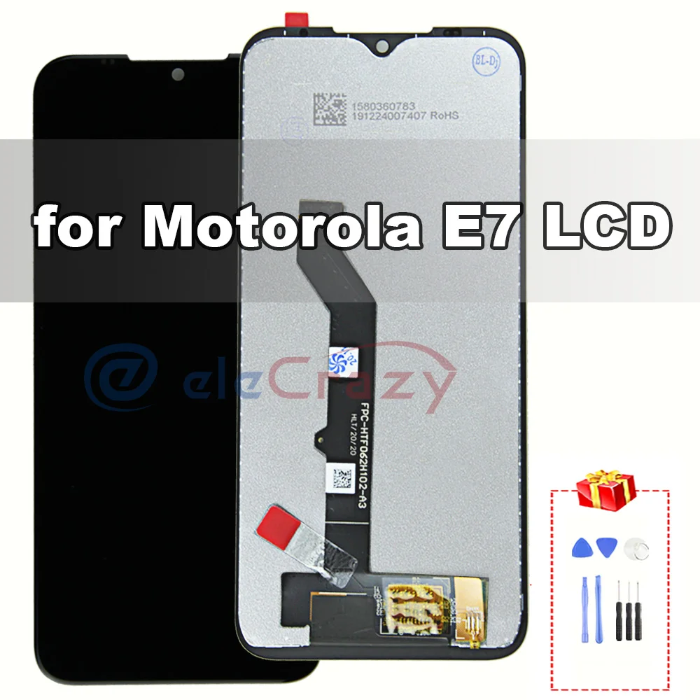 

Original for Motorola E7 LCD Screen Display with Touch Digitizer Assembly Replacement 100% Tested