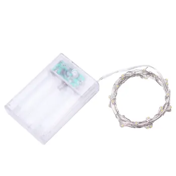 

10m 100 lamp Led Strings Copper Wire 3XAA Battery Operated Christmas Wedding Party Decoration LED String Fairy Lights