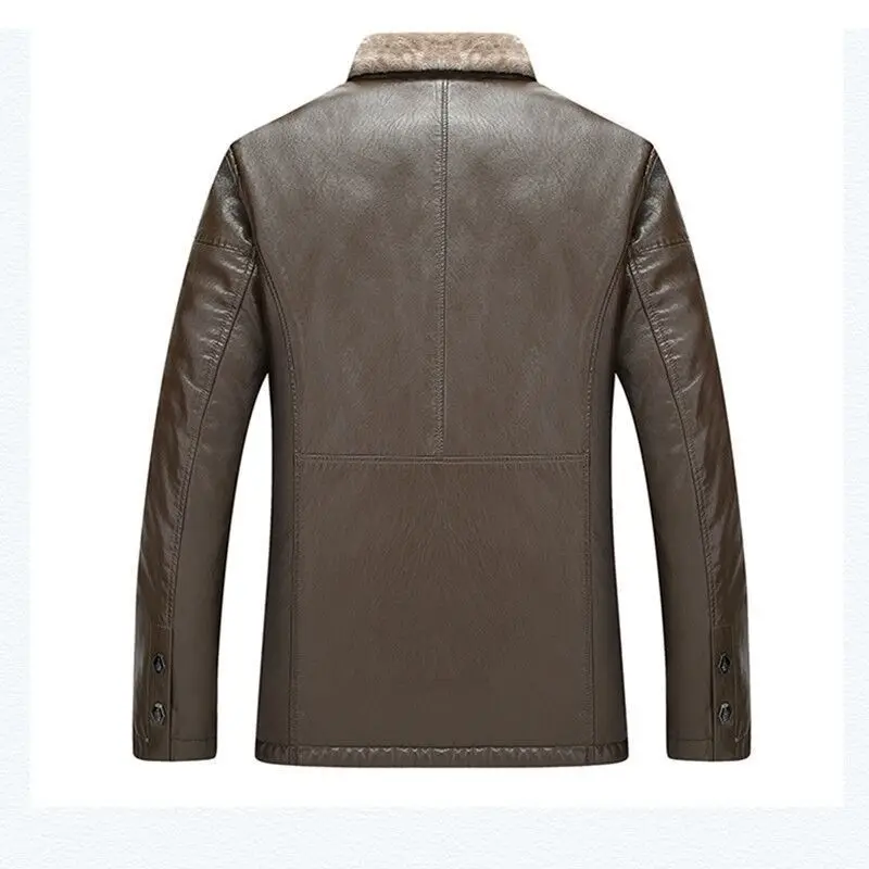 Зимняя мужская куртка из натуральной кожи 10XL 9XL 8XL мужское кашемировое пальто с
