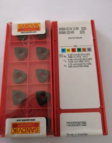 10 шт. вставки карбида WNMA060412-KR 3225